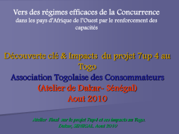 Aladjou Agouta, ATC, Togo