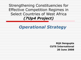 Operational Strategy :