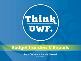 Budget Transfers Reports (V2)