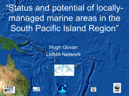 Day 01   06 Status and potential of locally managed marine areas