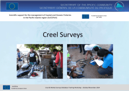 Day 1 2   Creel Surveys
