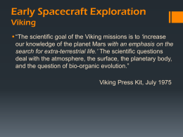 History of Mars Exploration, Part 2 – Viking thru Mars Pathfinder