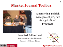 Market Journal Toolbox