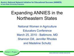 ANNIES Expanding in the Northeast