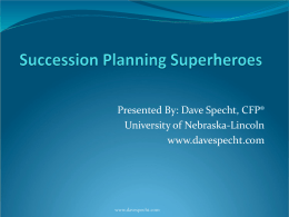 Succession Planning Superheroes