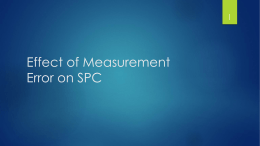 Effect of Measurement Error on SPC.pptx