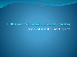 BIBD and Adjusted Sums of Squares.pptx