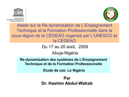 Hashim Presentation Abuja Aug 09-French, R...