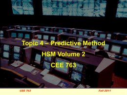 Lecture 4 - Predictive Methods