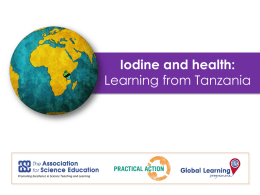 Download: Iodine initiative - PowerPoint #45381