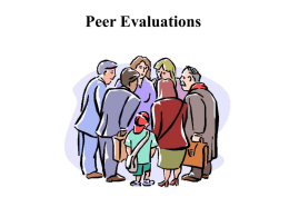Peer Evaluations.ppt