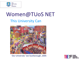Women@TUoS - This University Can