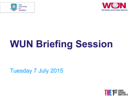 Tsui WUN Briefing 7 July 2015