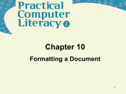 Practical Literacy 2e Ch. 10.ppt