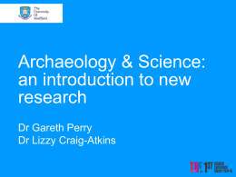 Recent advances in archaeological science