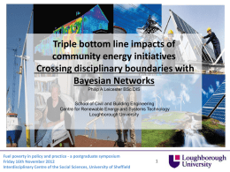 Philip A Leicester - Triple bottom line impacts of community energy initiatives (pptx)