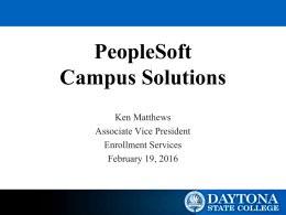 PeopleSoft Update Pt. 2