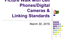 Powerpoint for Picture Walk Linking Standards