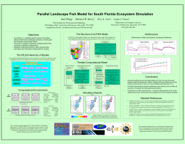 Parallel Landscape Fish Model for South Florida Ecosystem Simulation