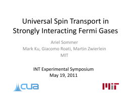 "Universal Spin Transport in Strongly Interacting Fermi Gases"