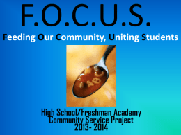Food Drive PowerPoint 2013
