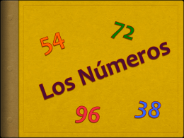 LOS NUMEROS