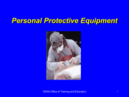 Personal Protective Equipment Presentation
