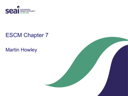 ESCM Chapter 7, Sustainable Energy Authority of Ireland