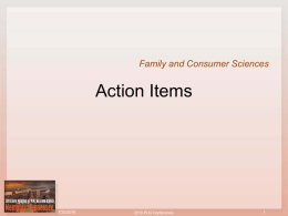 2010 Sample Action Items [PPT]