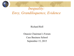 Chairmen's Forum - Professor Richard Roll
