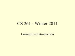 Linked List Introduction