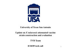 UTSA Tech Call 2009.08.18
