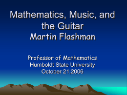 "Math and Music"