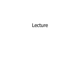 Lecture