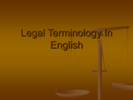4. The Characteristics of Legal Rules