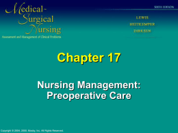 lecture 5 Overview pre op care.ppt