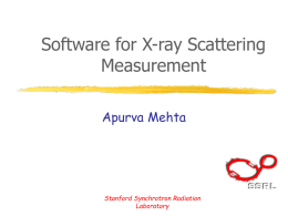 Data collection software introduction, A. Mehta
