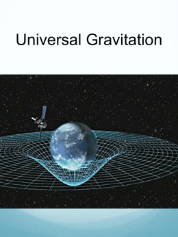 gravitationlecture