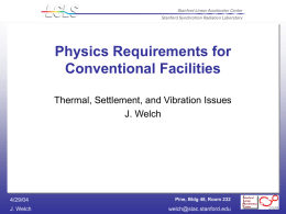 Physics Requirements