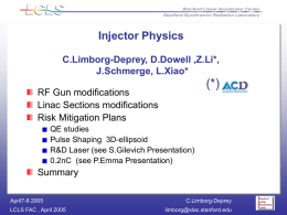 Injector Physics
