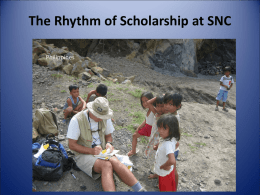 Seminar Two: Powerpoint on Scholarship