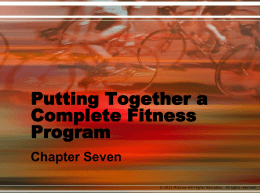 Fitness For Life - ch. 7.ppt