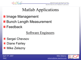 MATLAB Applications Software