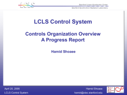 Controls Organization Overview