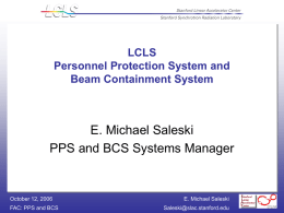 PLC-based Personnel Protection Systems