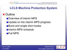 Machine Protection System