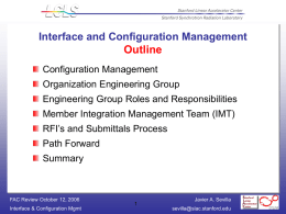 Interface and Configuration Management