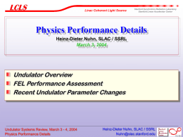Physics Performance Details
