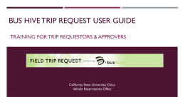 How to Place a Trip Request