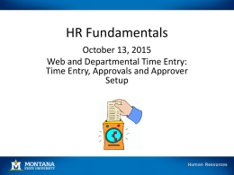 September 2015 HR Fundamentals